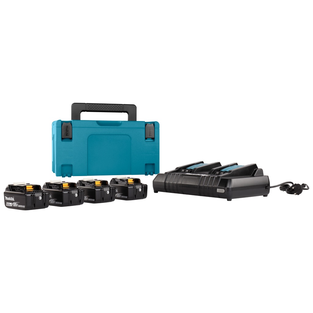 Startset LXT 4x accu 18V 6.0Ah en Duo snellader - Afbeelding 4