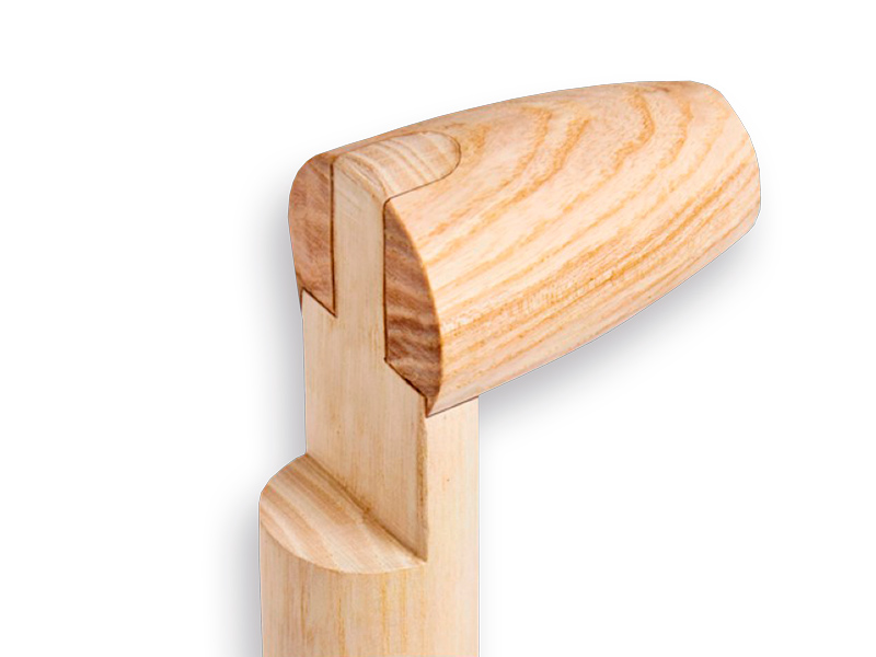 Steekbats Atlas Diamant 1/4 000, gehard, blank gepolijst, met blijham 100 cm. sterk gebogen. - Afbeelding 2