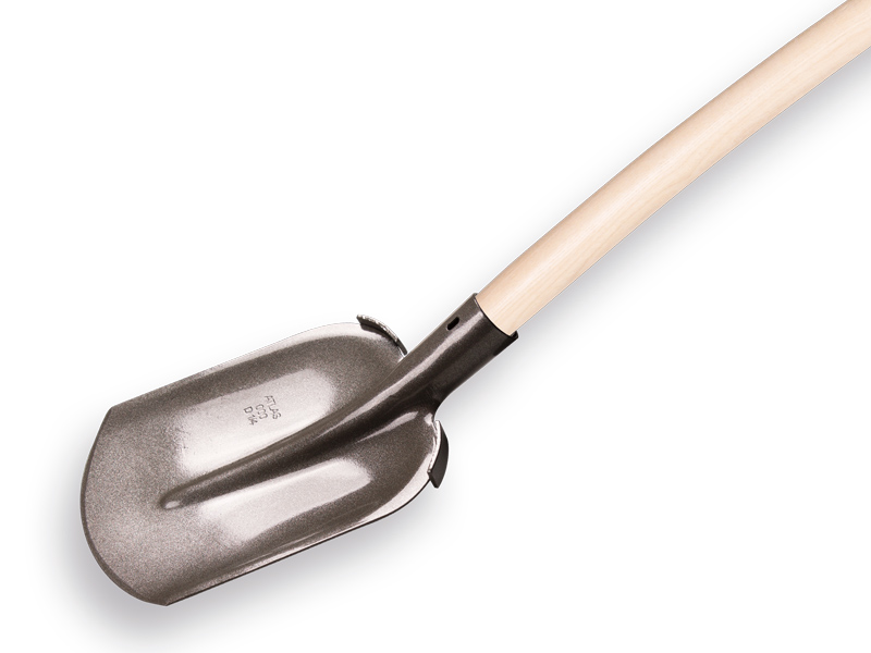 Steekbats 1/4 000 grijs gelakt met OPSTAP (780712) en ATLAS schopsteel 110 cm. gebogen. - Afbeelding 4